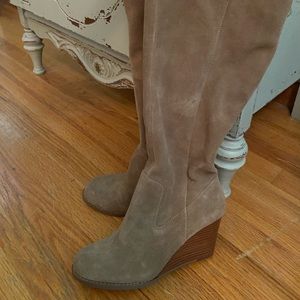 Sole society wedge boots. Size 8.5, EUC.